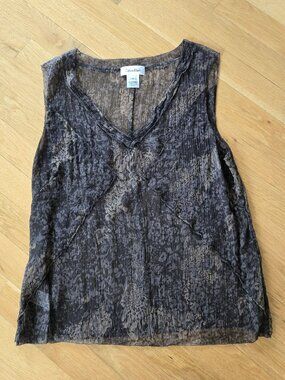 Calvin Klein Sheer Shell Tank Size 10